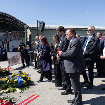 Liberation and Commemoration Ceremony 2025 Wreath-laying &copy; MKÖ/Alissar Najjar