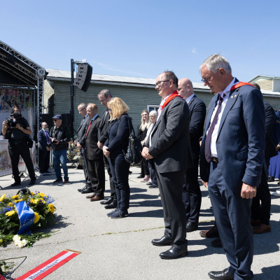 Liberation and Commemoration Ceremony 2025 Wreath-laying &copy; MKÖ/Alissar Najjar