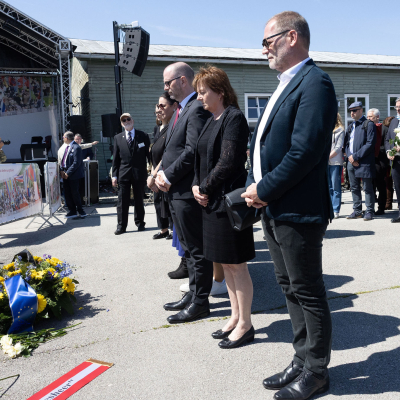 Liberation and Commemoration Ceremony 2025 Wreath-laying &copy; MKÖ/Alissar Najjar