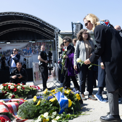 Liberation and Commemoration Ceremony 2025 Wreath-laying &copy; MKÖ/Alissar Najjar