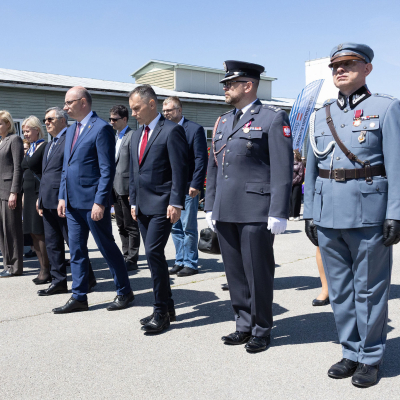 Liberation and Commemoration Ceremony 2025 Wreath-laying &copy; MKÖ/Alissar Najjar