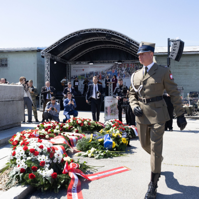 Liberation and Commemoration Ceremony 2025 Wreath-laying &copy; MKÖ/Alissar Najjar