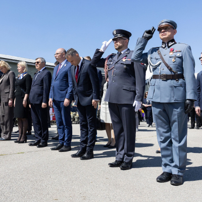 Liberation and Commemoration Ceremony 2025 Wreath-laying &copy; MKÖ/Alissar Najjar