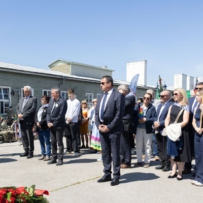 Liberation and Commemoration Ceremony 2025 Wreath-laying &copy; MKÖ/Alissar Najjar