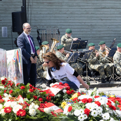 Liberation and Commemoration Ceremony 2025 Wreath-laying &copy; MKÖ/Alissar Najjar