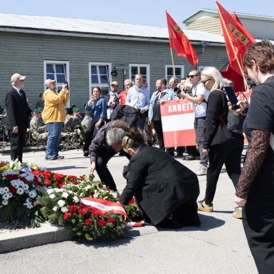 Liberation and Commemoration Ceremony 2025 Wreath-laying &copy; MKÖ/Alissar Najjar