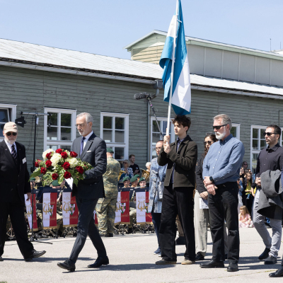 Liberation and Commemoration Ceremony 2025 Wreath-laying &copy; MKÖ/Alissar Najjar