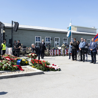 Liberation and Commemoration Ceremony 2025 Wreath-laying &copy; MKÖ/Alissar Najjar