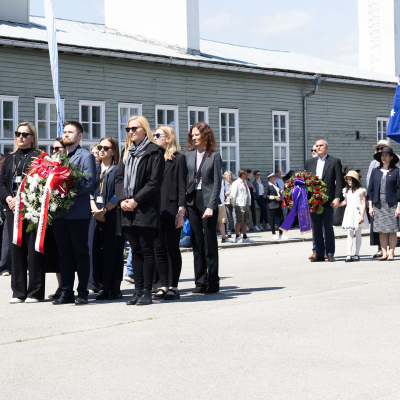 Liberation and Commemoration Ceremony 2025 Wreath-laying &copy; MKÖ/Alissar Najjar