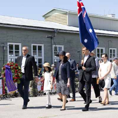 Liberation and Commemoration Ceremony 2025 Wreath-laying &copy; MKÖ/Alissar Najjar