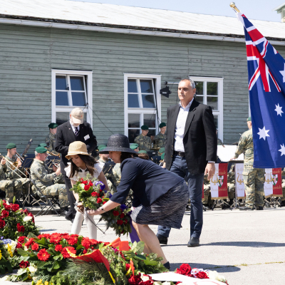 Liberation and Commemoration Ceremony 2025 Wreath-laying &copy; MKÖ/Alissar Najjar
