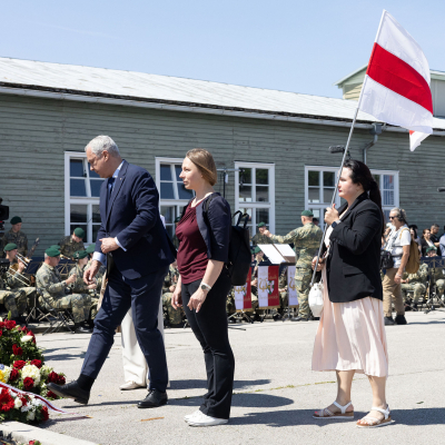 Liberation and Commemoration Ceremony 2025 Wreath-laying &copy; MKÖ/Alissar Najjar