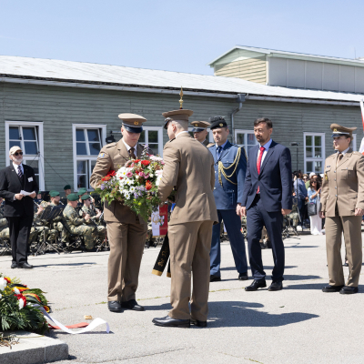 Liberation and Commemoration Ceremony 2025 Wreath-laying &copy; MKÖ/Alissar Najjar