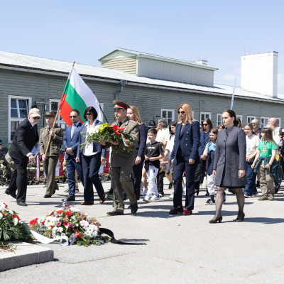 Liberation and Commemoration Ceremony 2025 Wreath-laying &copy; MKÖ/Alissar Najjar