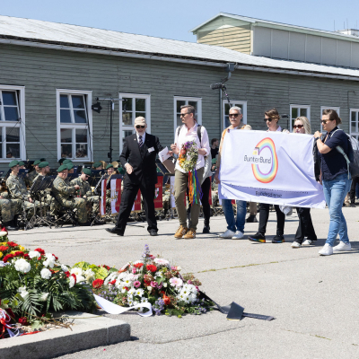 Liberation and Commemoration Ceremony 2025 Wreath-laying &copy; MKÖ/Alissar Najjar