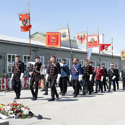 Liberation and Commemoration Ceremony 2025 Wreath-laying &copy; MKÖ/Alissar Najjar