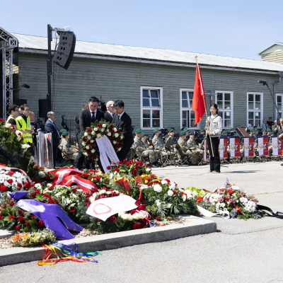 Liberation and Commemoration Ceremony 2025 Wreath-laying &copy; MKÖ/Alissar Najjar