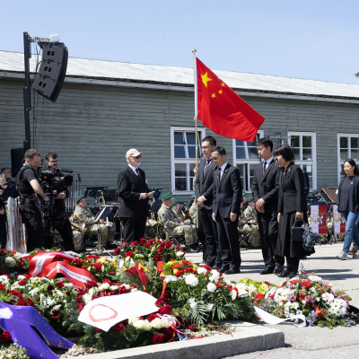 Liberation and Commemoration Ceremony 2025 Wreath-laying &copy; MKÖ/Alissar Najjar