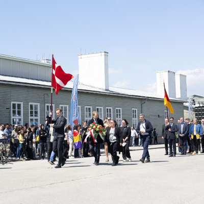 Liberation and Commemoration Ceremony 2025 Wreath-laying &copy; MKÖ/Alissar Najjar
