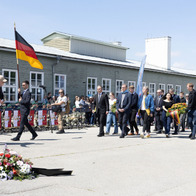 Liberation and Commemoration Ceremony 2025 Wreath-laying &copy; MKÖ/Alissar Najjar
