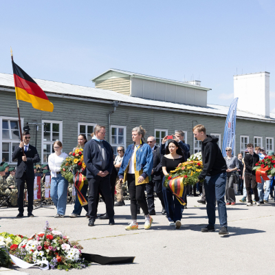 Liberation and Commemoration Ceremony 2025 Wreath-laying &copy; MKÖ/Alissar Najjar