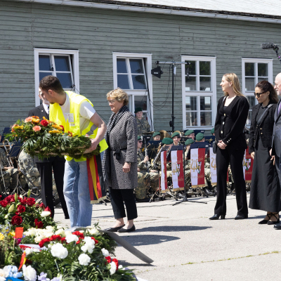 Liberation and Commemoration Ceremony 2025 Wreath-laying &copy; MKÖ/Alissar Najjar