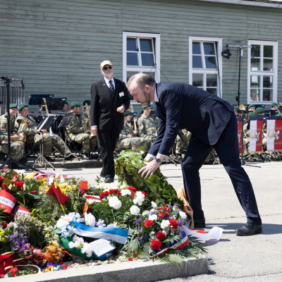 Liberation and Commemoration Ceremony 2025 Wreath-laying &copy; MKÖ/Alissar Najjar