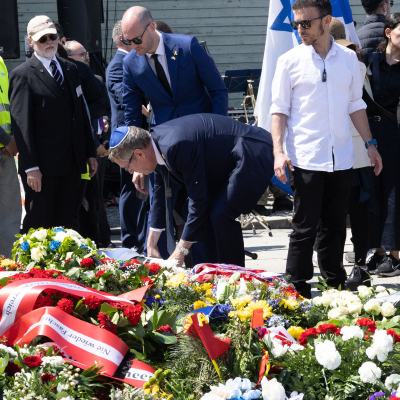 Liberation and Commemoration Ceremony 2025 Wreath-laying &copy; MKÖ/Alissar Najjar