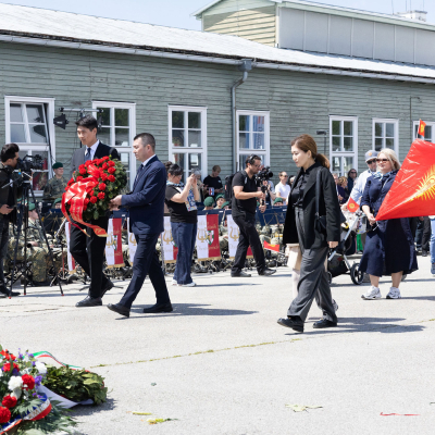 Liberation and Commemoration Ceremony 2025 Wreath-laying &copy; MKÖ/Alissar Najjar