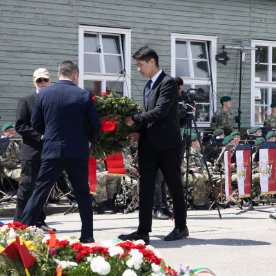 Liberation and Commemoration Ceremony 2025 Wreath-laying &copy; MKÖ/Alissar Najjar