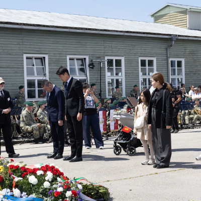 Liberation and Commemoration Ceremony 2025 Wreath-laying &copy; MKÖ/Alissar Najjar