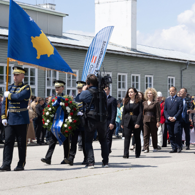 Liberation and Commemoration Ceremony 2025 Wreath-laying &copy; MKÖ/Alissar Najjar
