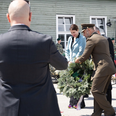 Liberation and Commemoration Ceremony 2025 Wreath-laying &copy; MKÖ/Alissar Najjar