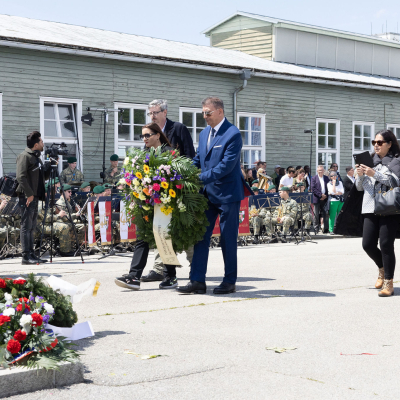 Liberation and Commemoration Ceremony 2025 Wreath-laying &copy; MKÖ/Alissar Najjar