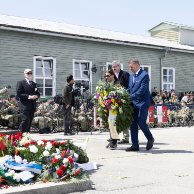 Liberation and Commemoration Ceremony 2025 Wreath-laying &copy; MKÖ/Alissar Najjar