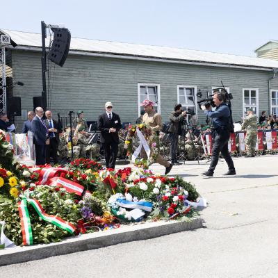 Liberation and Commemoration Ceremony 2025 Wreath-laying &copy; MKÖ/Alissar Najjar