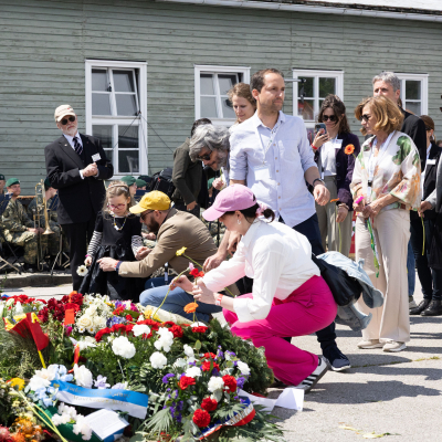 Liberation and Commemoration Ceremony 2025 Wreath-laying &copy; MKÖ/Alissar Najjar
