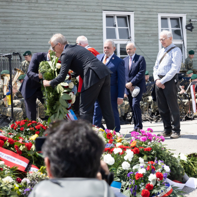 Liberation and Commemoration Ceremony 2025 Wreath-laying &copy; MKÖ/Alissar Najjar