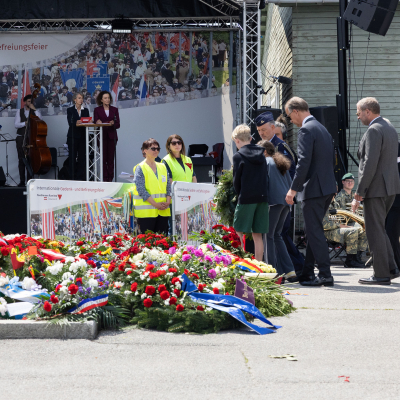 Liberation and Commemoration Ceremony 2025 Wreath-laying &copy; MKÖ/Alissar Najjar