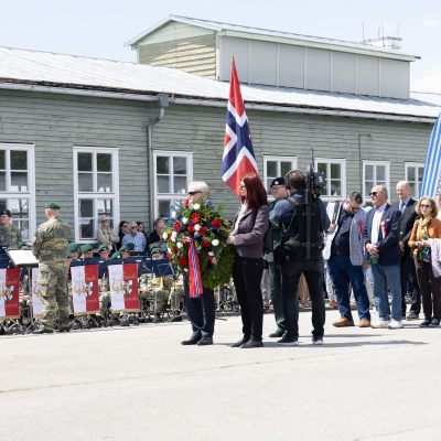Liberation and Commemoration Ceremony 2025 Wreath-laying &copy; MKÖ/Alissar Najjar