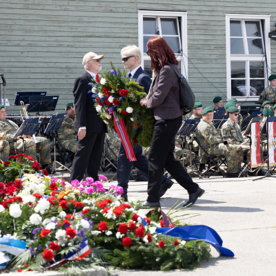 Liberation and Commemoration Ceremony 2025 Wreath-laying &copy; MKÖ/Alissar Najjar