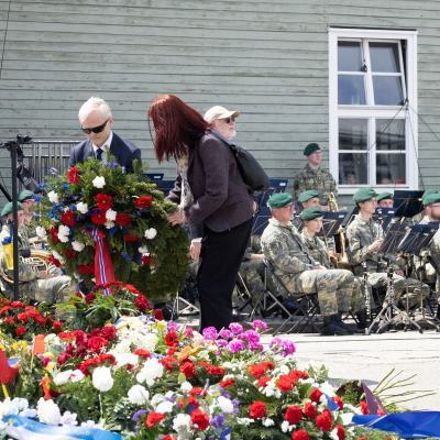 Liberation and Commemoration Ceremony 2025 Wreath-laying &copy; MKÖ/Alissar Najjar