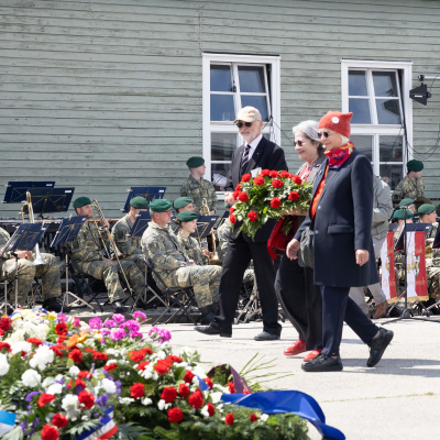 Liberation and Commemoration Ceremony 2025 Wreath-laying &copy; MKÖ/Alissar Najjar