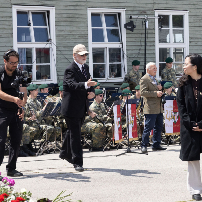 Liberation and Commemoration Ceremony 2025 Wreath-laying &copy; MKÖ/Alissar Najjar