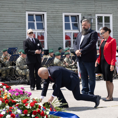 Liberation and Commemoration Ceremony 2025 Wreath-laying &copy; MKÖ/Alissar Najjar
