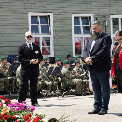 Liberation and Commemoration Ceremony 2025 Wreath-laying &copy; MKÖ/Alissar Najjar