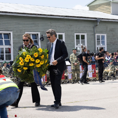 Liberation and Commemoration Ceremony 2025 Wreath-laying &copy; MKÖ/Alissar Najjar