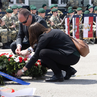 Liberation and Commemoration Ceremony 2025 Wreath-laying &copy; MKÖ/Alissar Najjar