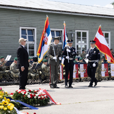 Liberation and Commemoration Ceremony 2025 Wreath-laying &copy; MKÖ/Alissar Najjar