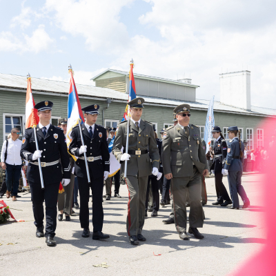 Liberation and Commemoration Ceremony 2025 Wreath-laying &copy; MKÖ/Alissar Najjar